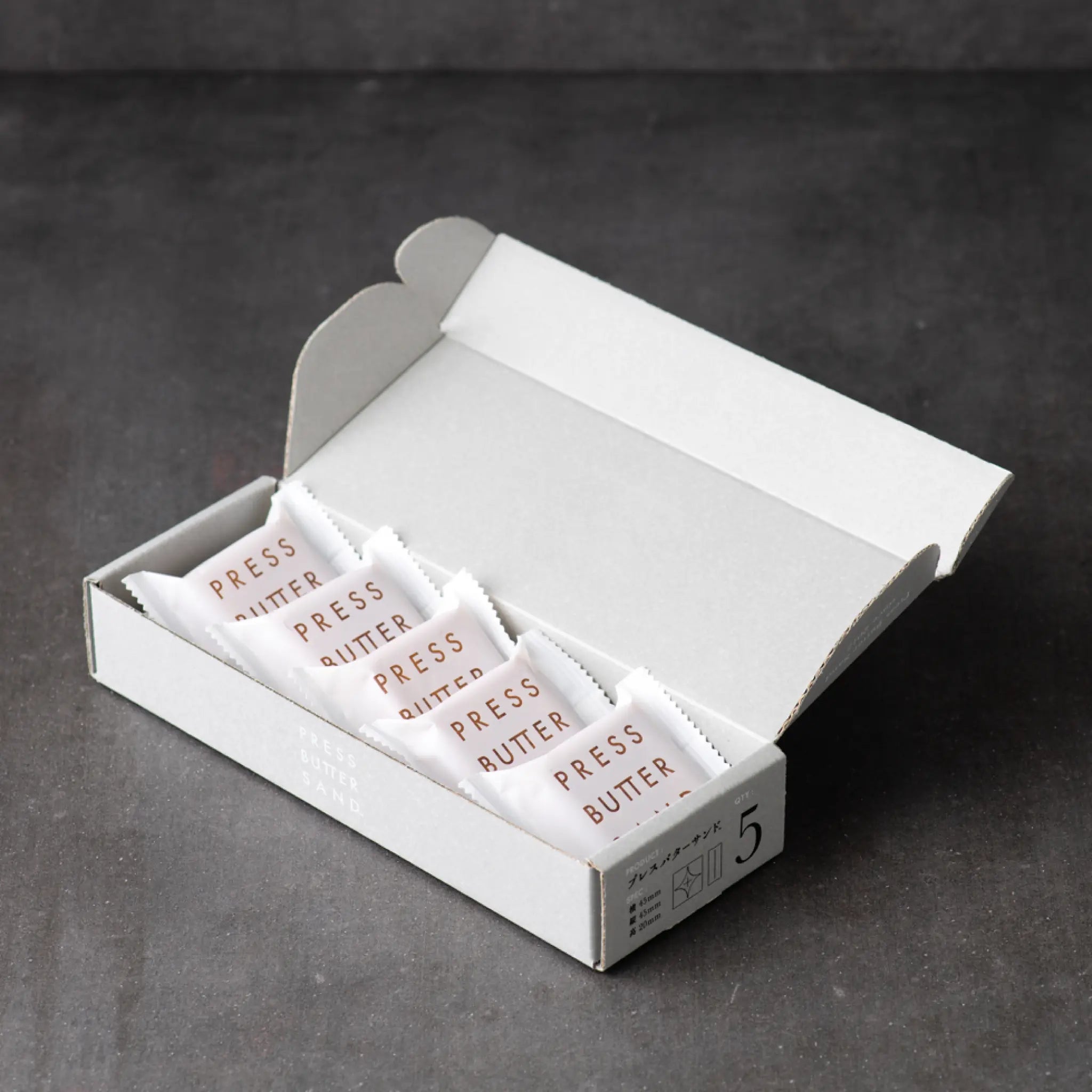 PRESS BUTTER SAND Plain 5pc