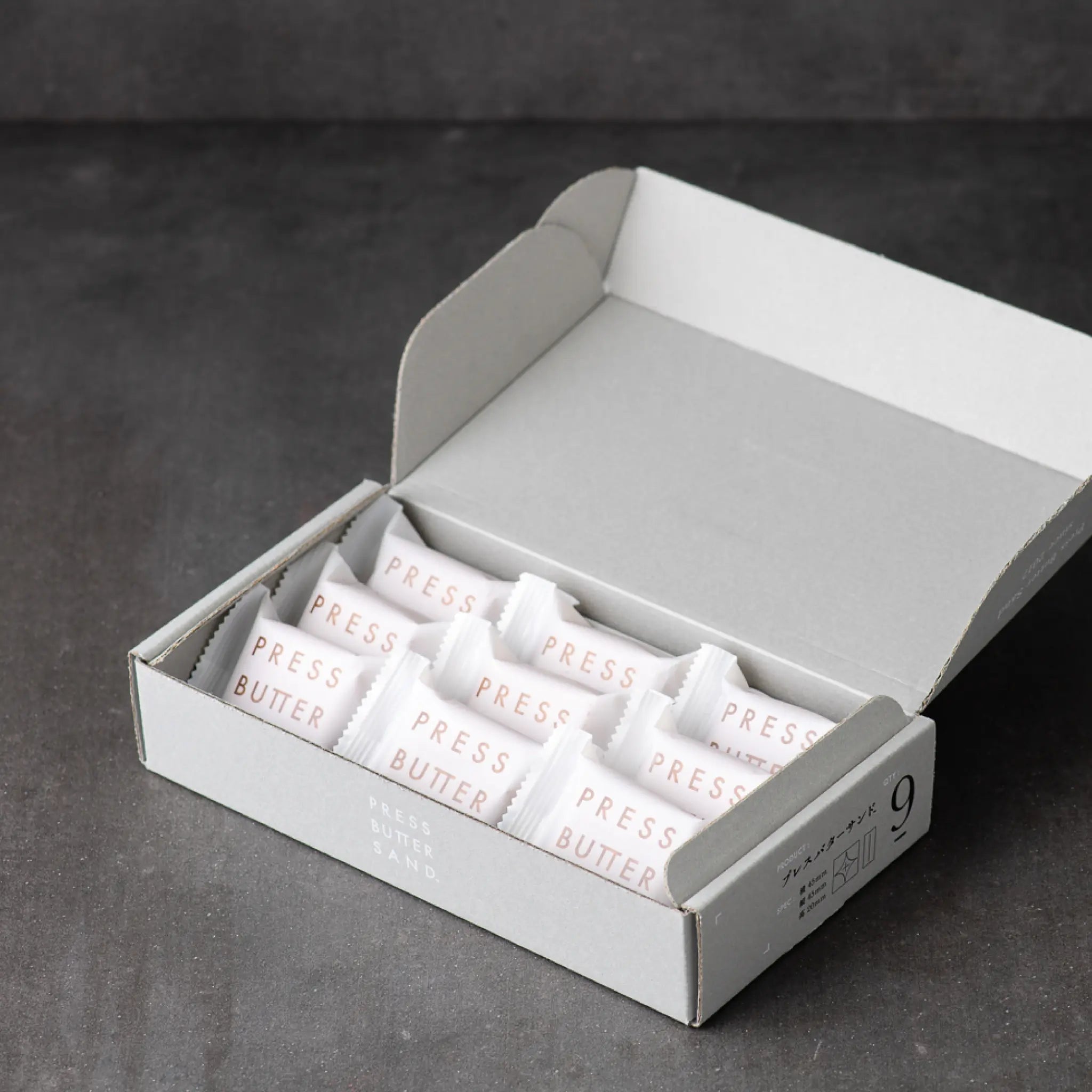 PRESS BUTTER SAND Plain 9pc