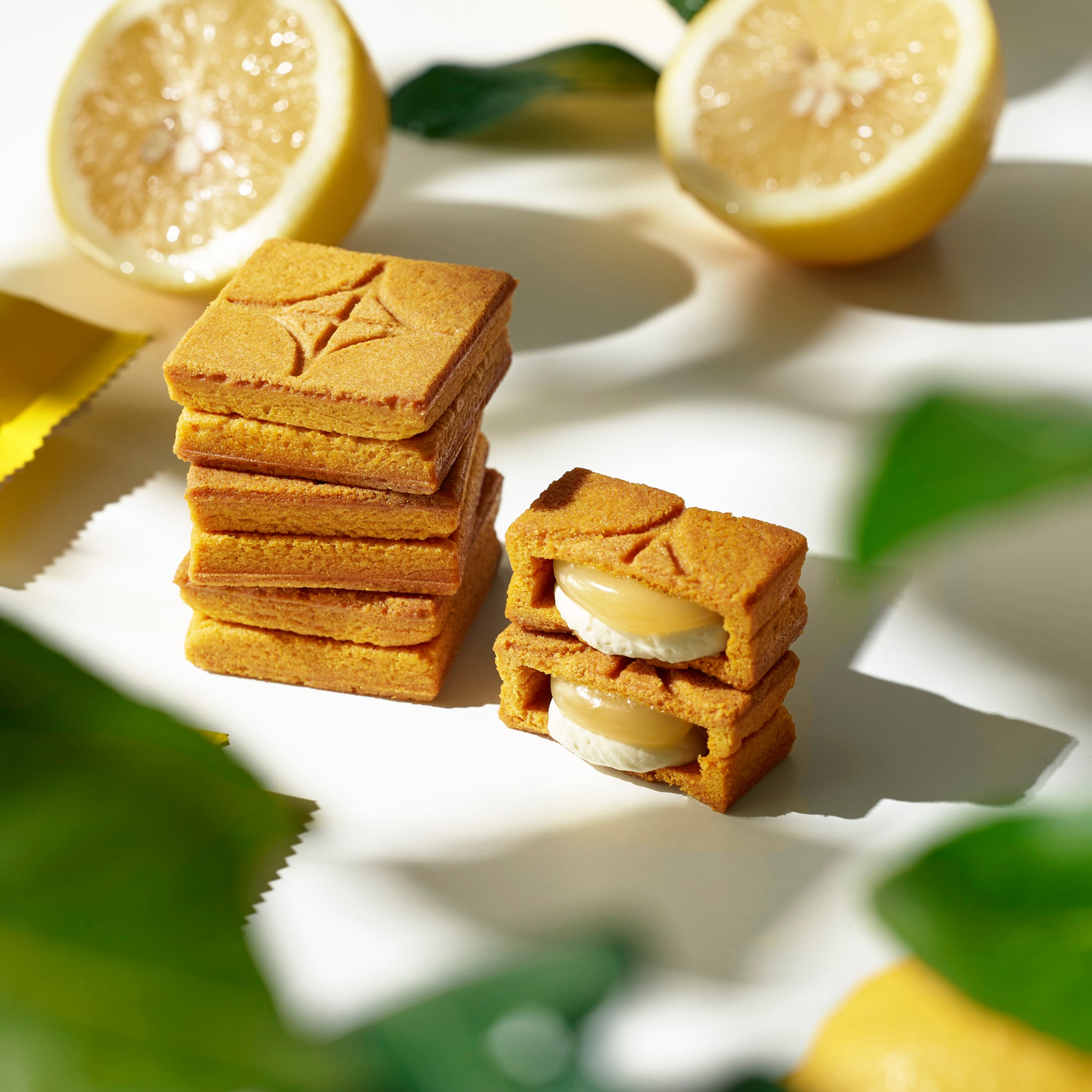PRESS BUTTER SAND Lemon 5pc