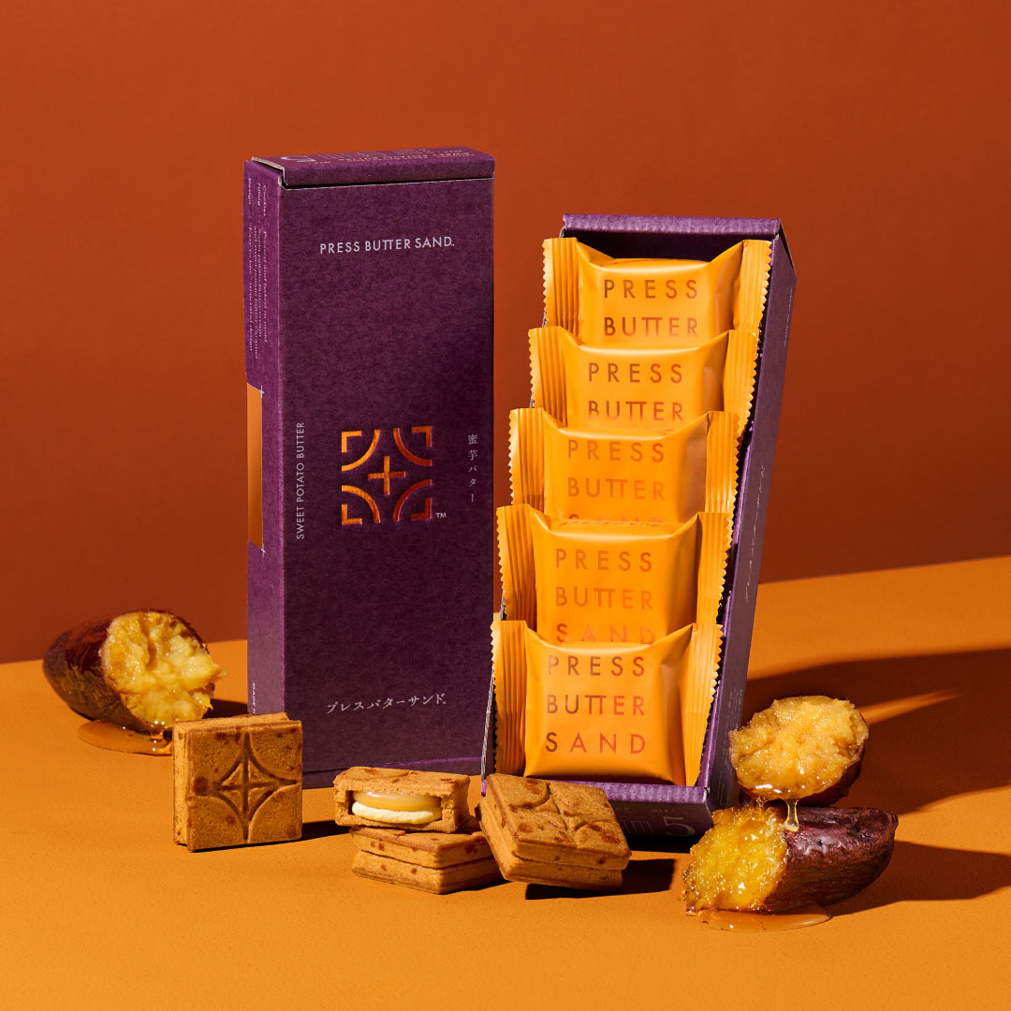 PRESS BUTTER SAND Sweet Potato Butter 5pc