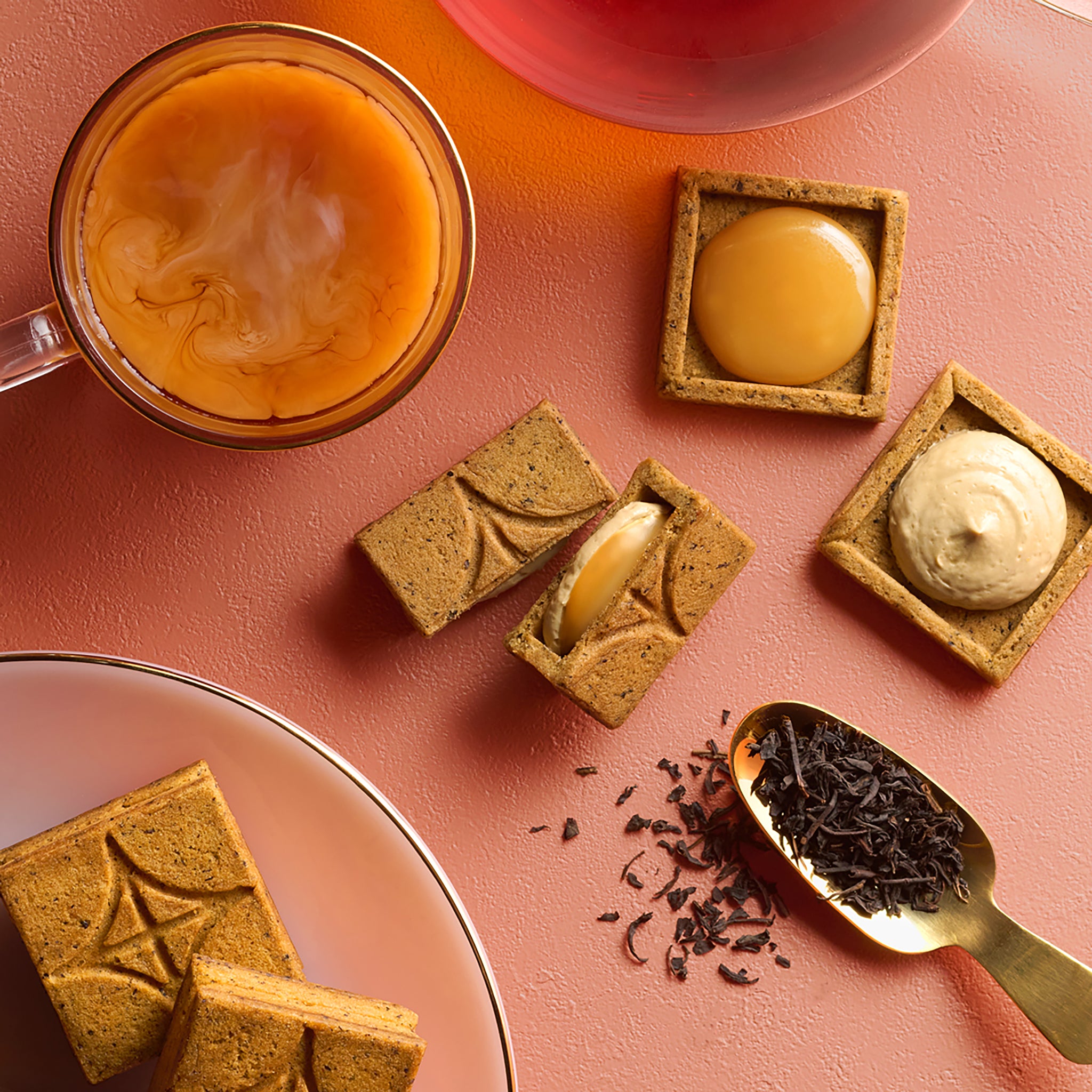 PRESS BUTTER SAND Japanese Black Tea Earl Gray 5pc
