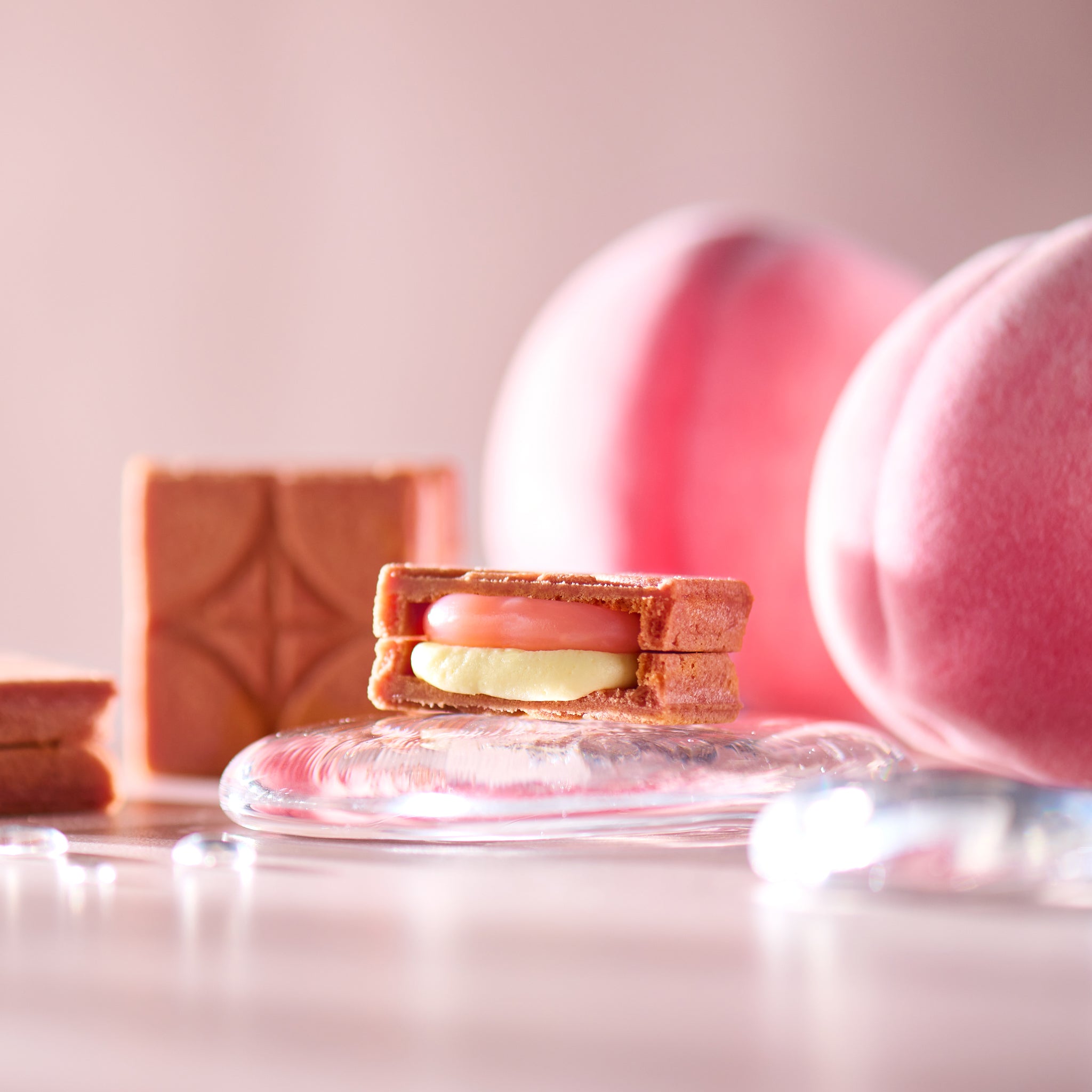 PRESS BUTTER SAND Peach 5pc