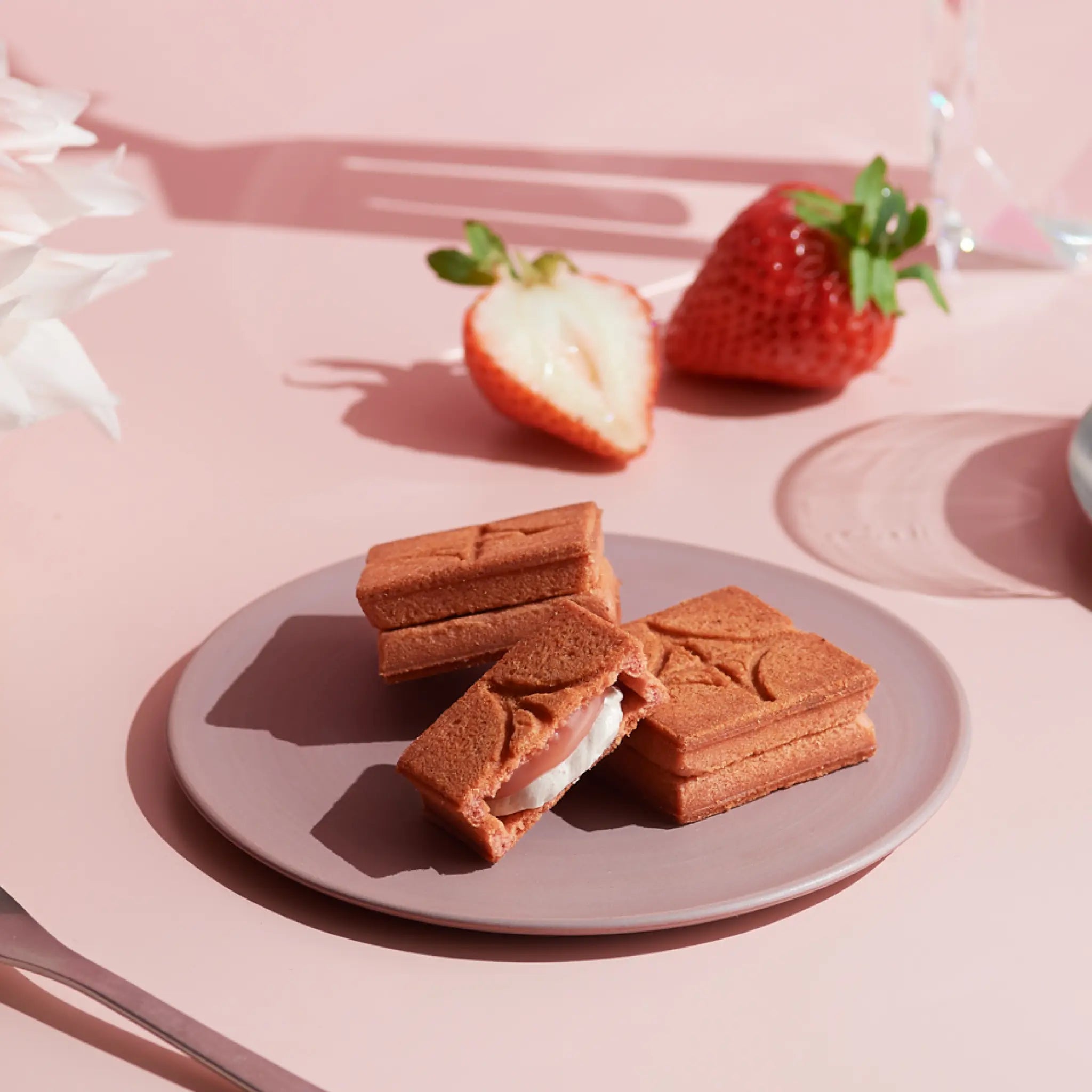 PRESS BUTTER SAND Strawberry 5pc